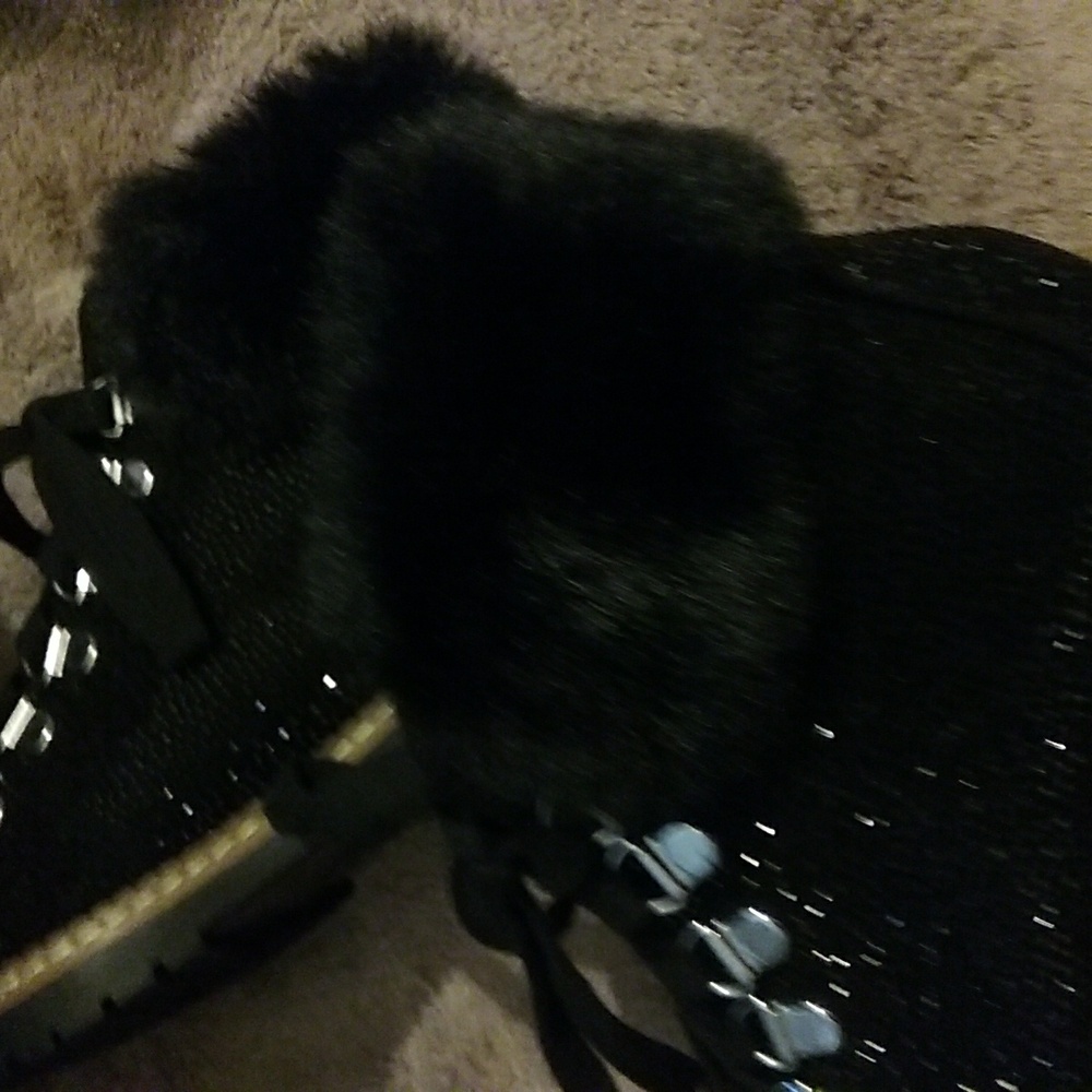 NIB INC Pravale Blk Bling Bootie, 5.5 - Picture 5 of 8